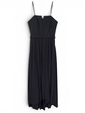 Elizabeth and James Black Spaghetti Strap High Low Dress